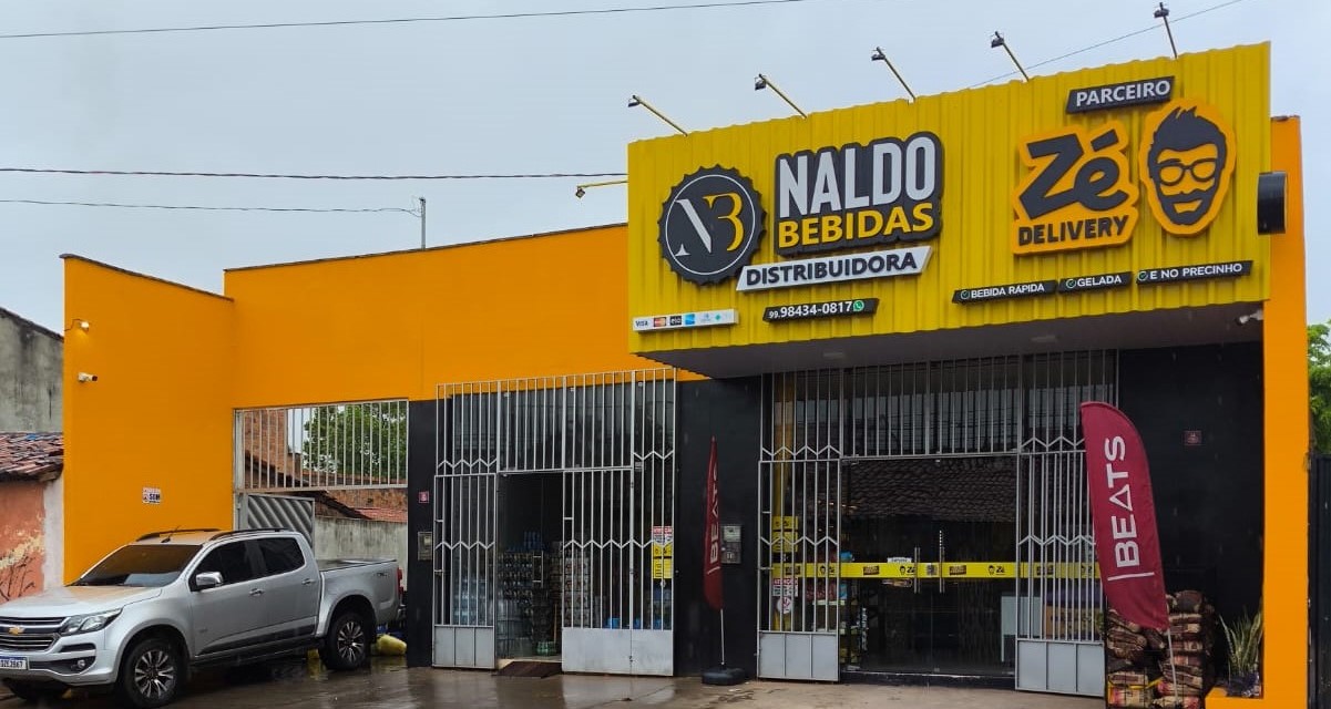 Fachada da Naldo Bebidas